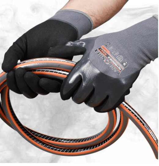 C16400 SW Safety® Karbonhex® KX41 3/4 Dip Nitrile Coated Mechanical Protection 18-Gauge Seamless Knit Gloves